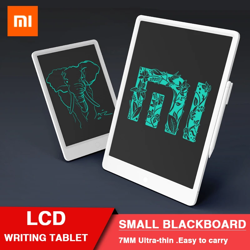 Xiaomi Mijia ЖК-планшет для письма с ручкой цифровой рисунок электронный блокнот для рукописного ввода сообщение графическая доска маленькая доска