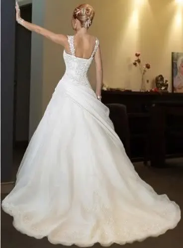 Vestido de noiva, два плеча, тафта, кружево, аппликация, бисероплетение, свадебное платье,, с открытыми плечами, платья для матери невесты