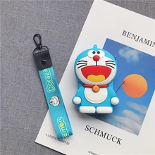 Мини-кошелек для монет с изображением робота кота, кошелек для девочек, кавайная сумка для денег с ремешком, кошельки с мультипликационным принтом «Tinker Cat», сумочка на молнии, сумки для наушников, сумка