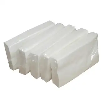 

BellyLady Raw Wood Pulp Natural Square Napkins 300 Sheets 17x17.5cm 2 Layers Outdoor tableware Picnic Accessories Toilet Paper