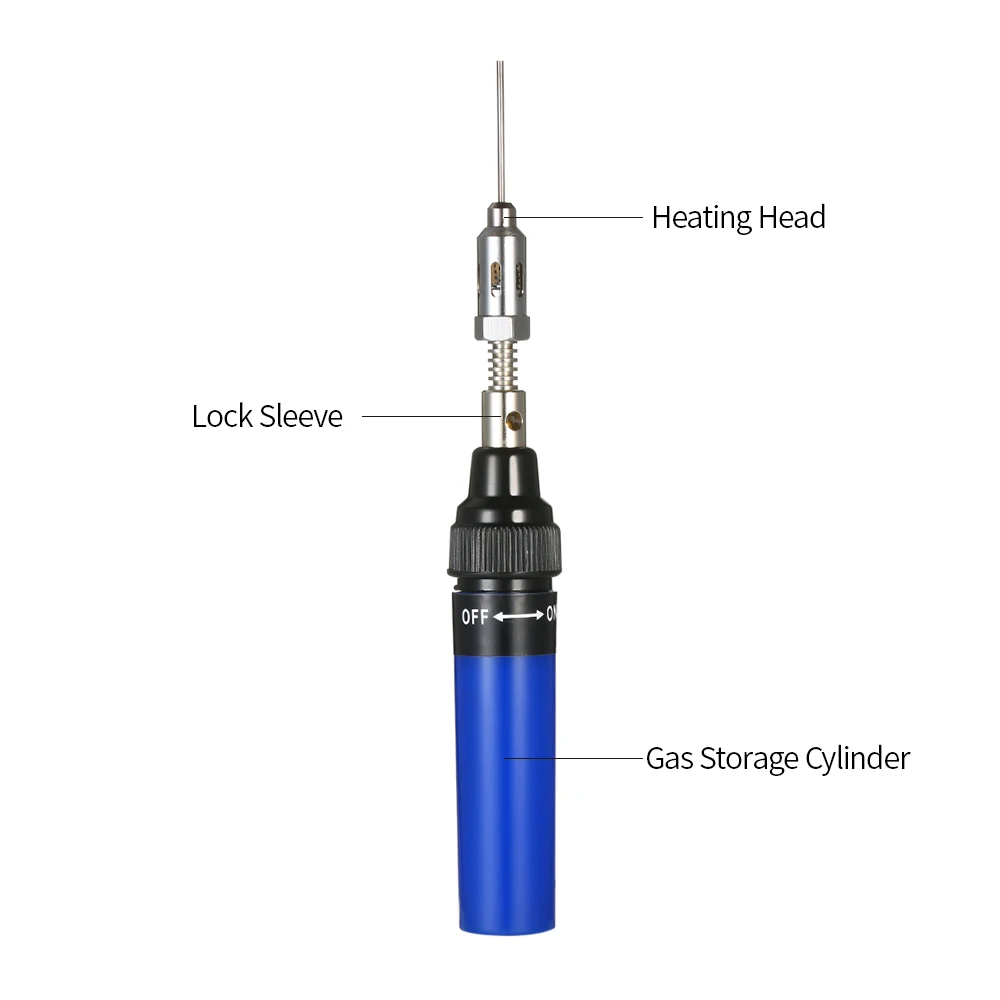 

Hot 13Pcs Soldering Iron Kit 26ml Full Electronics Set Pen Welding Tool Car Repairing Gas Soldering Self-igniting Torch Outdoors