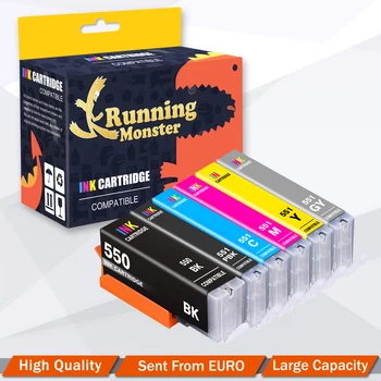 

6pcs PGI550 PGI 550 CLI551 CLI 551 Ink Cartridge Compatible For Pixma MG7150 MG6350 IP8750 MG7550 printers