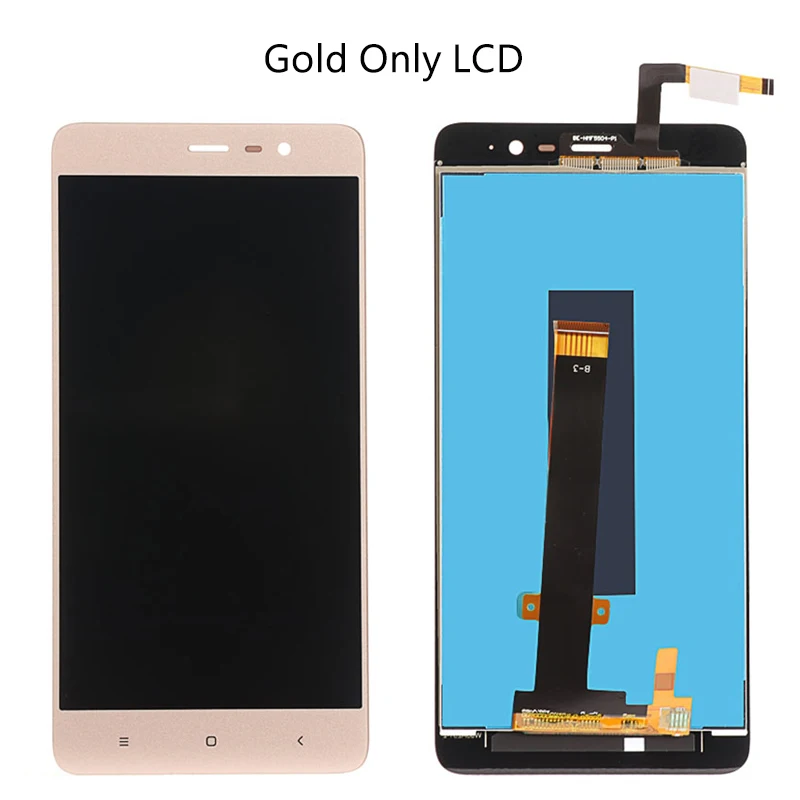Gold Only LCD 152 мм для Xiaomi Redmi Note 3 Pro ЖК-дисплей сенсорный экран специальное издание SE дигитайзер для Xiaomi Redmi Note 3 ЖК-дисплей с рамкой - Цвет: Gold Only LCD
