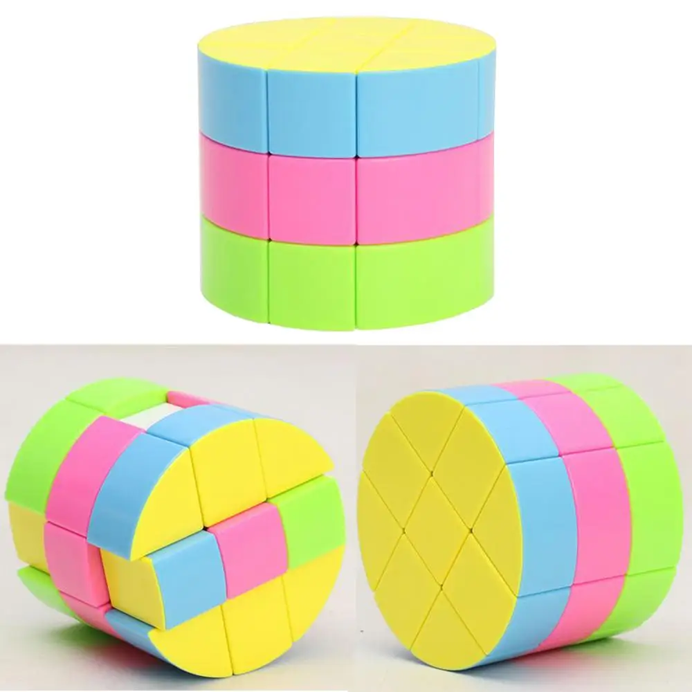 Z cube Cloud Series 3x3 Магический кубик слой CylinderSpeed куб головоломка игрушка-красочные игры разума Развивающие игрушки для мальчиков