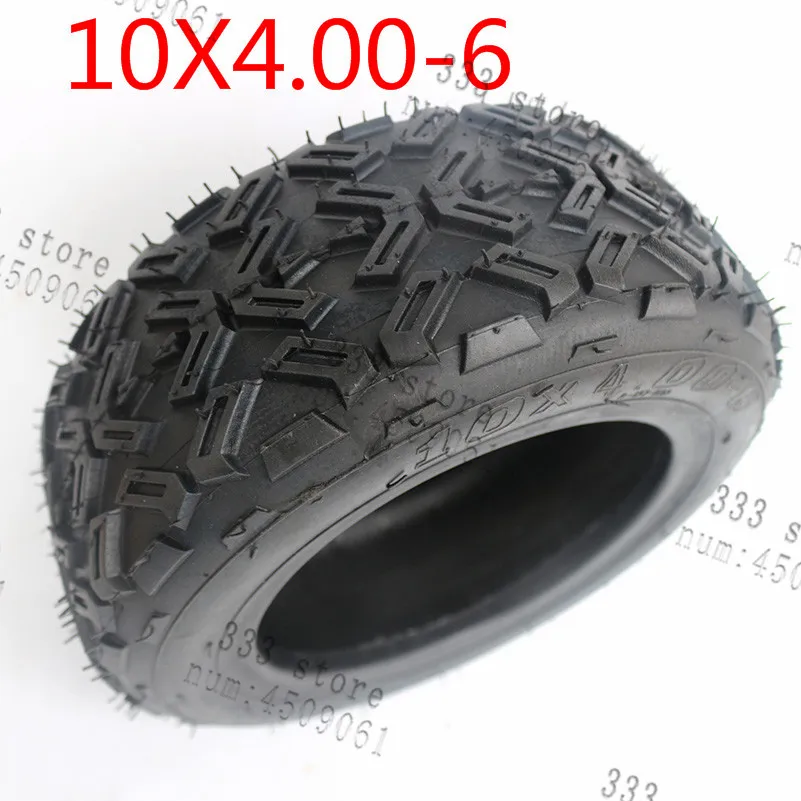 10X4.00-6 10*4.00-6 Tubeless Vacuum Tyre For Harley Electric Citycoco Scooter snow plow Go karts ATV | Автомобили и мотоциклы