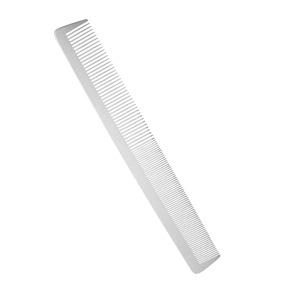 Salon Comb Steel Haircut Comb Barber Hairdressing Combs for Professional Hair Cutting Long Tail Comb