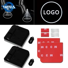 2x беспроводной Led двери автомобиля Добро пожаловать лазерный проектор логотип призрак тени свет для Volkswagen Ford BMW Toyota Mercedes Benz Mazda Audi