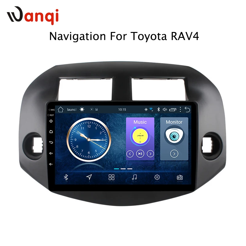 

10.1 inch Android 8.1 Car GPS Navigation for Toyota RAV4 2007-2012 Support Stereo Audio Radio Video Bluetooth RDS
