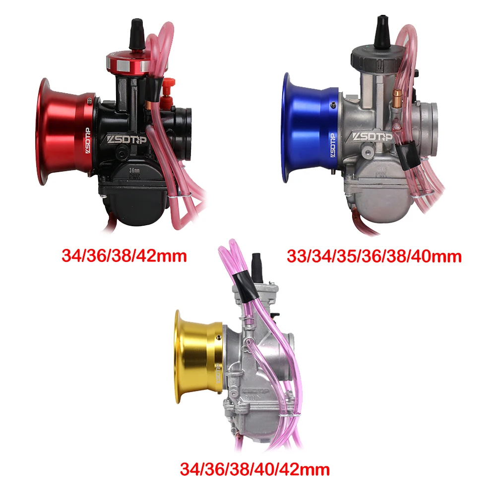 ZS Racing 63mm Motorcycle Carburetor Air Filter Cup Wind Cup Horn For KEIHI PWK 34 36 38 40 42mm Moto Modified