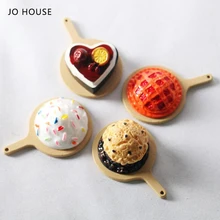 

JO HOUSE Tray Cake Bread Model Dollhouse Minatures Model Dollhouse Accessories