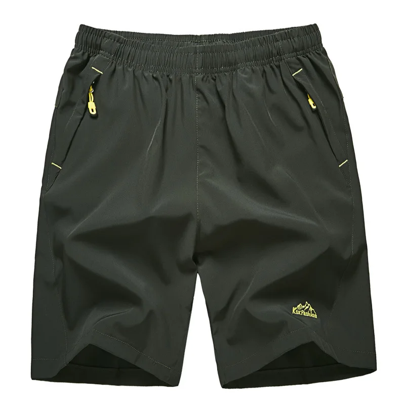 Summer MEN'S Quick-dry Pants Outdoor Shorts Loose-Fit Lightweight Mountain Climbing Athletic Pants Breathable Large Size Shorts