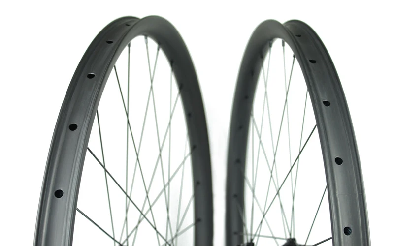 650b mtb колеса Асимметричные 35 мм ширина 29 мм без hookless карбоновые колеса-WM-i29A-7-N