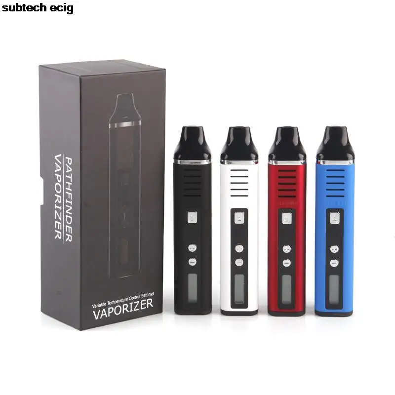 Pathfinder V2 II Dry Herb Herbal Vaporizer Kit 2200mAh Battery Variable Temperature Control Electronic Cigarette Vapor Pen Kit