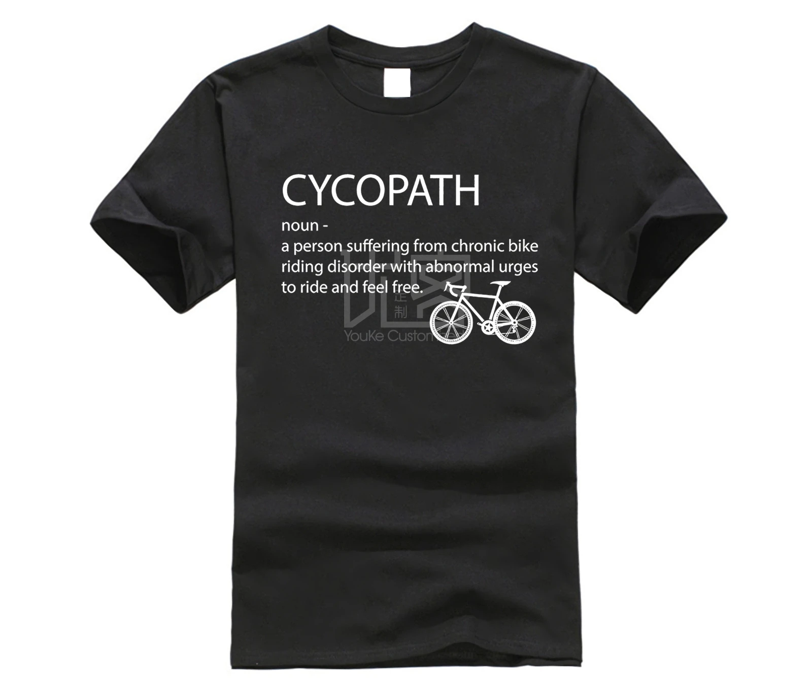 Возьмите бренд для мужчин рубашка получить Cycopath Рубашка Забавный велосипед футболка с велосипедистом юмор