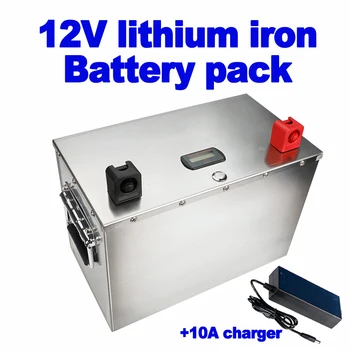 

12V 100Ah 120AH lifepo4 lithium phosphate iron Battery Pack 100A BMS for home power backup security monitoring power propeller
