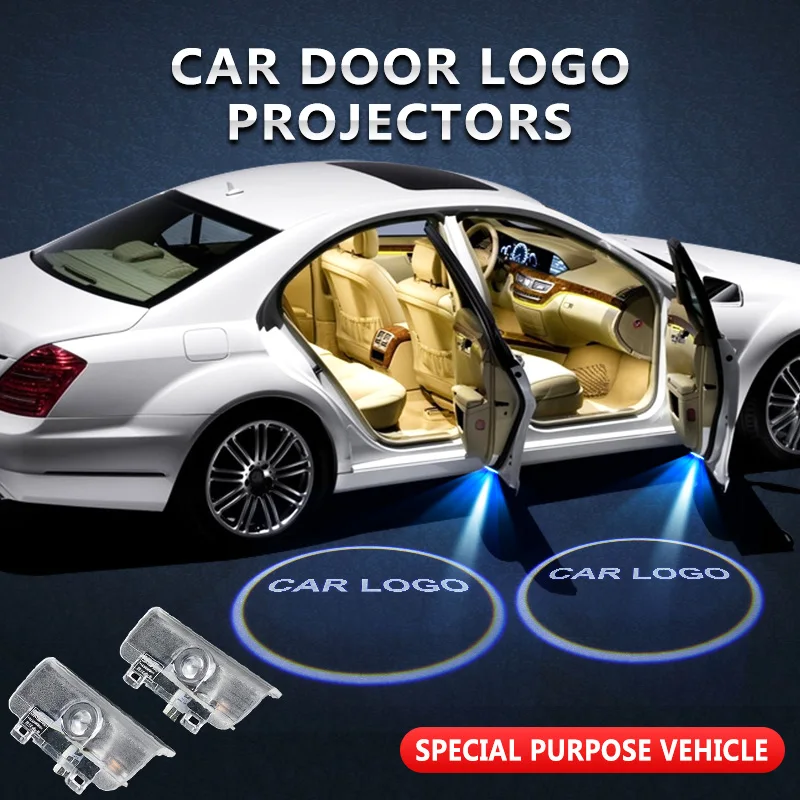

2pcs/lot For Honda Welcome Light Car Door Logo Projector Shadow Lamp