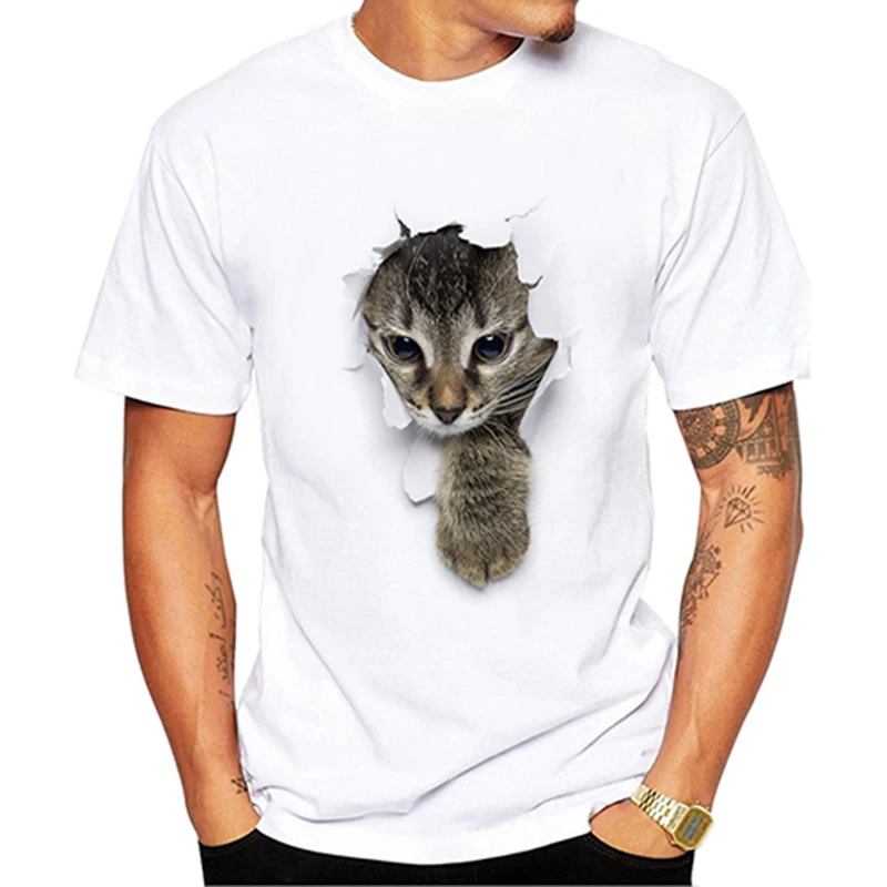 

CONOR MCGREGOR 3D Cute Cat T-shirts Men Summer Tops Tees Print Animal T Shirt Men o-neck Short Sleeve Fashion Tshirts Plus Size