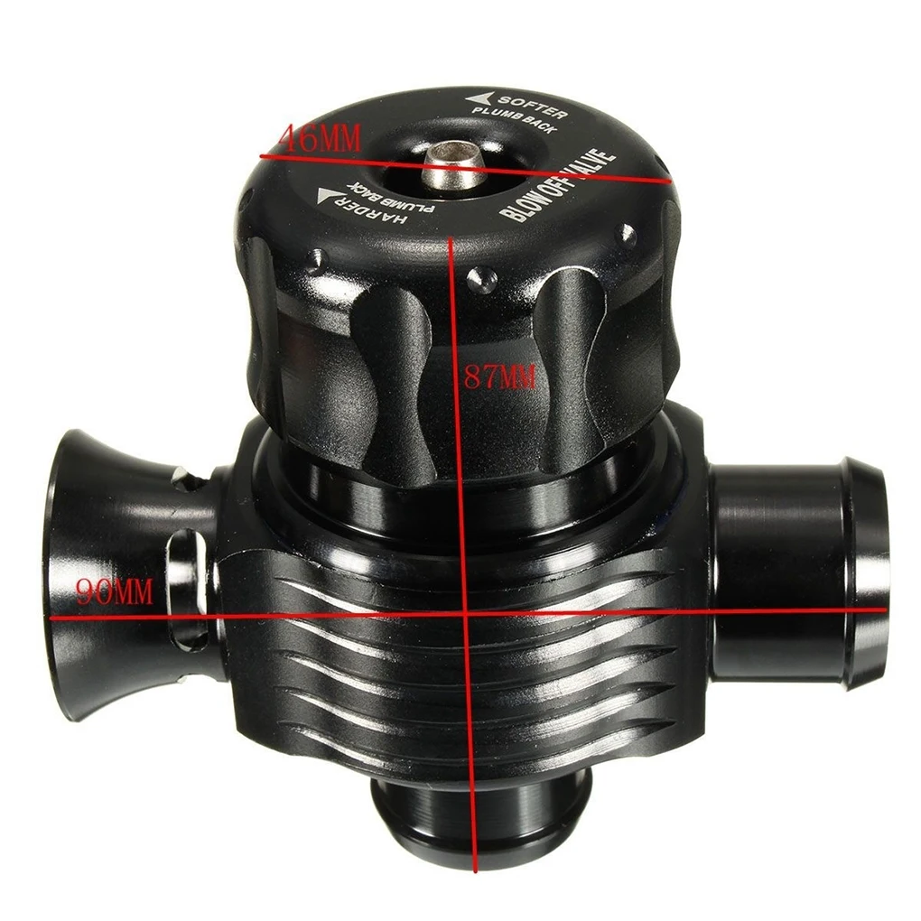 Универсальный автомобильный турбо предохранительный клапан 25 мм клапан для сброса автомобиля комплект аксессуаров для модификации BOV набор деталей