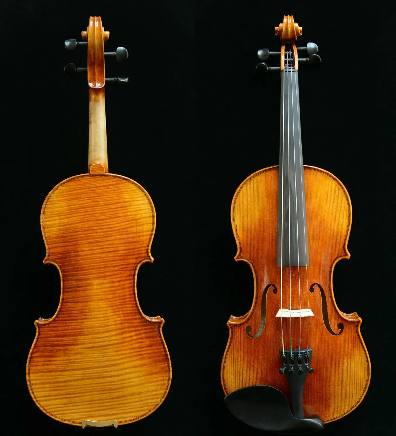 ACTUAL VIOLIN Master 3/4 violin Outstanding Sound 1-P Back
