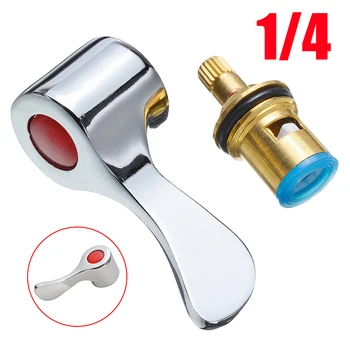 

New Replacement Lever Heads Reviver Faucet Handle Conversion Kit 1/4 Turn Use Basin Sink Tap For Kitchen Faucet Accessories