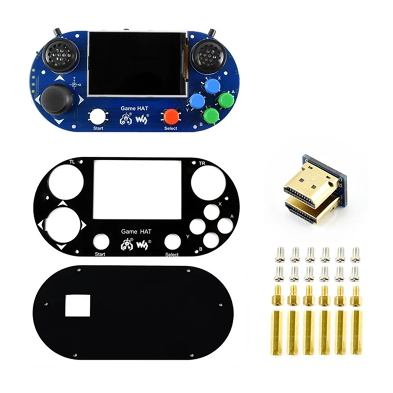 3,5 дюймов игровая шляпа Raspberry Pi 3B+ 3 Модель B+ игровая консоль RetroPie геймпад с ips экраном ручка игровой плеер без аккумулятора