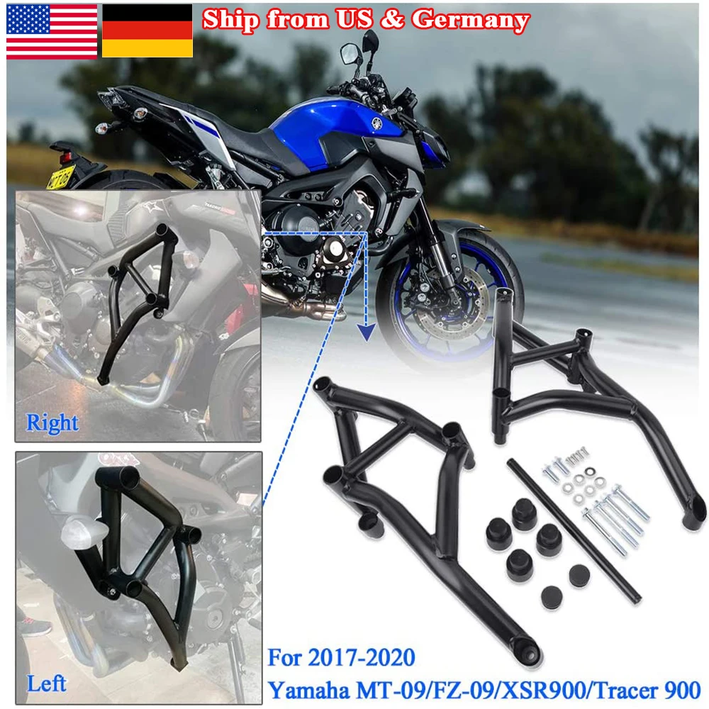 Защита двигателя мотоцикла защитная полоса для 2017 2018 2019 2020 Yamaha MT 09 FZ-09 900 MT09 FZ09 MT-09