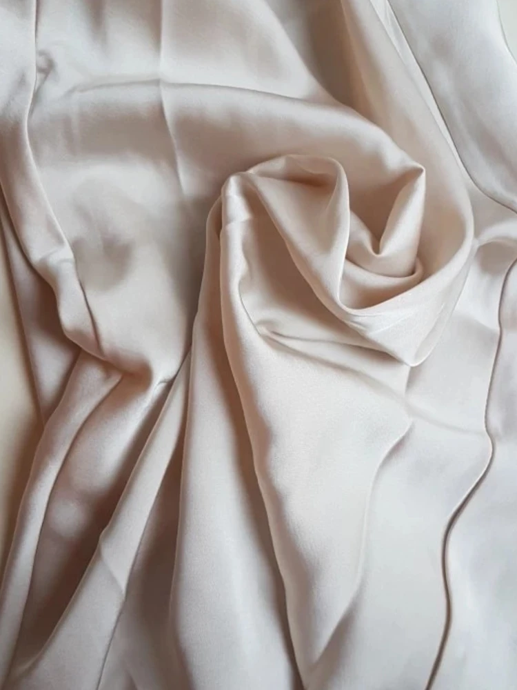 Весна Элегантная атласная юбка с высокой талией для женщин Повседневная