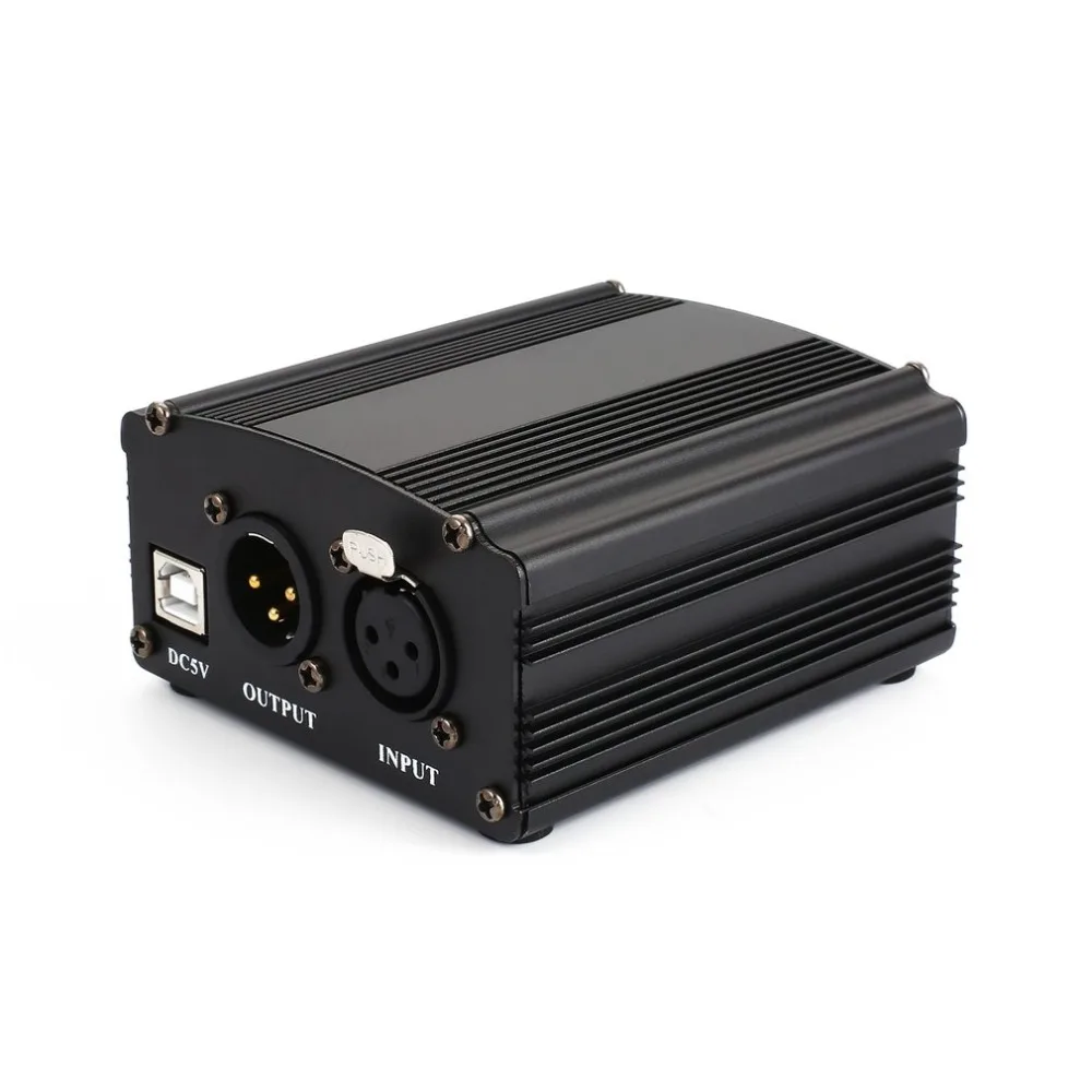 1-канальный 48 V USB Phantom Мощность 5 футов кабель XLR Сделано в Китае 3Pin микрофонный для