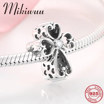 

Authentic 925 Sterling Silver Beautiful cross Charms beads Fit Original Pandora Bracelet Necklace Jewelry Making