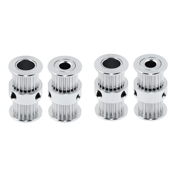 

10Pcs Aluminum Double GT2 6mm Width 20 Tooth Teeth 2GT Timing Drive Pulley Pully Wheels Gear For 3D Printer Bore=5mm/8mm