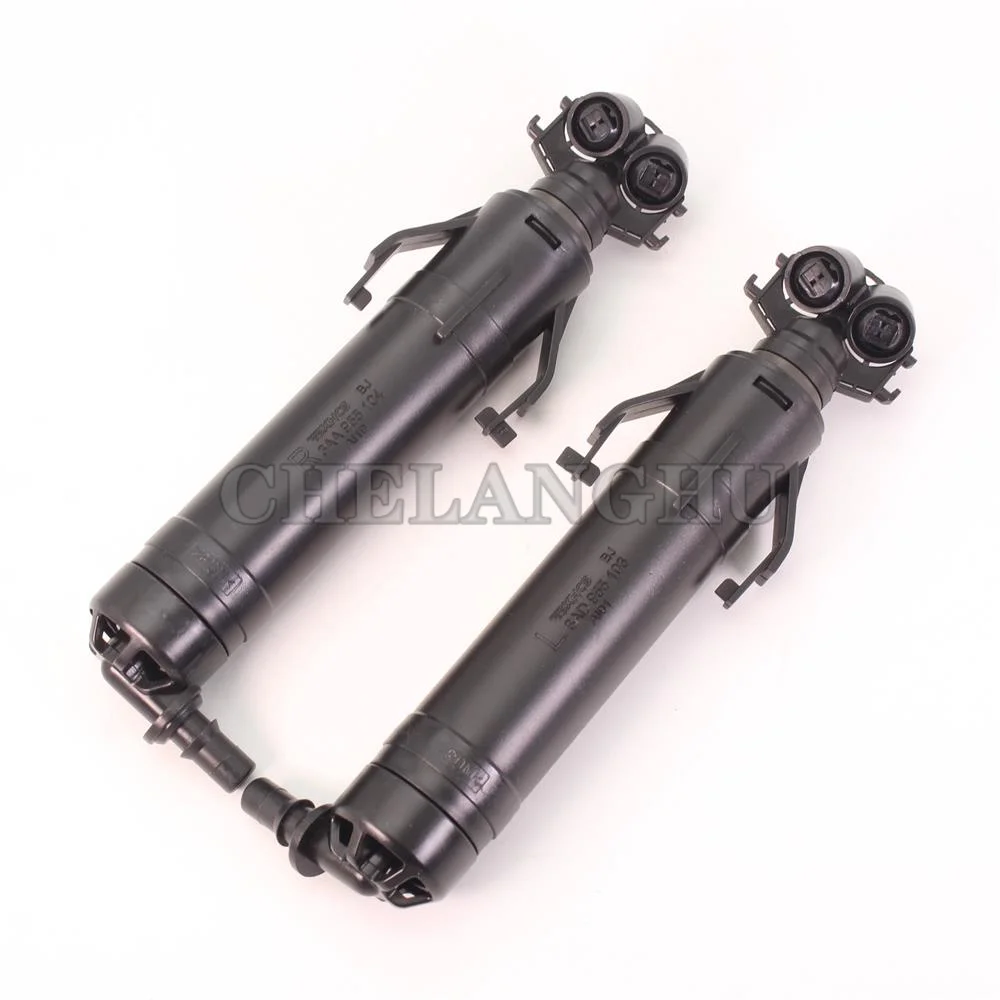 2pcs Left & Right For VW Passat B7 Variant Wagon 2011 2012 2013 2014 2015 Headlight Washer Sprayer Nozzle Cylinder Jet And Cap