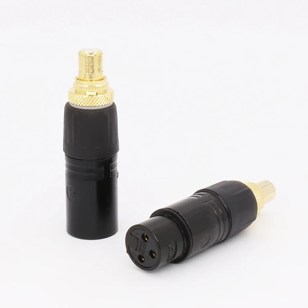Переходник NEUTRIK XLR папа Мама Позолоченный разъем RCA переходник с на мама