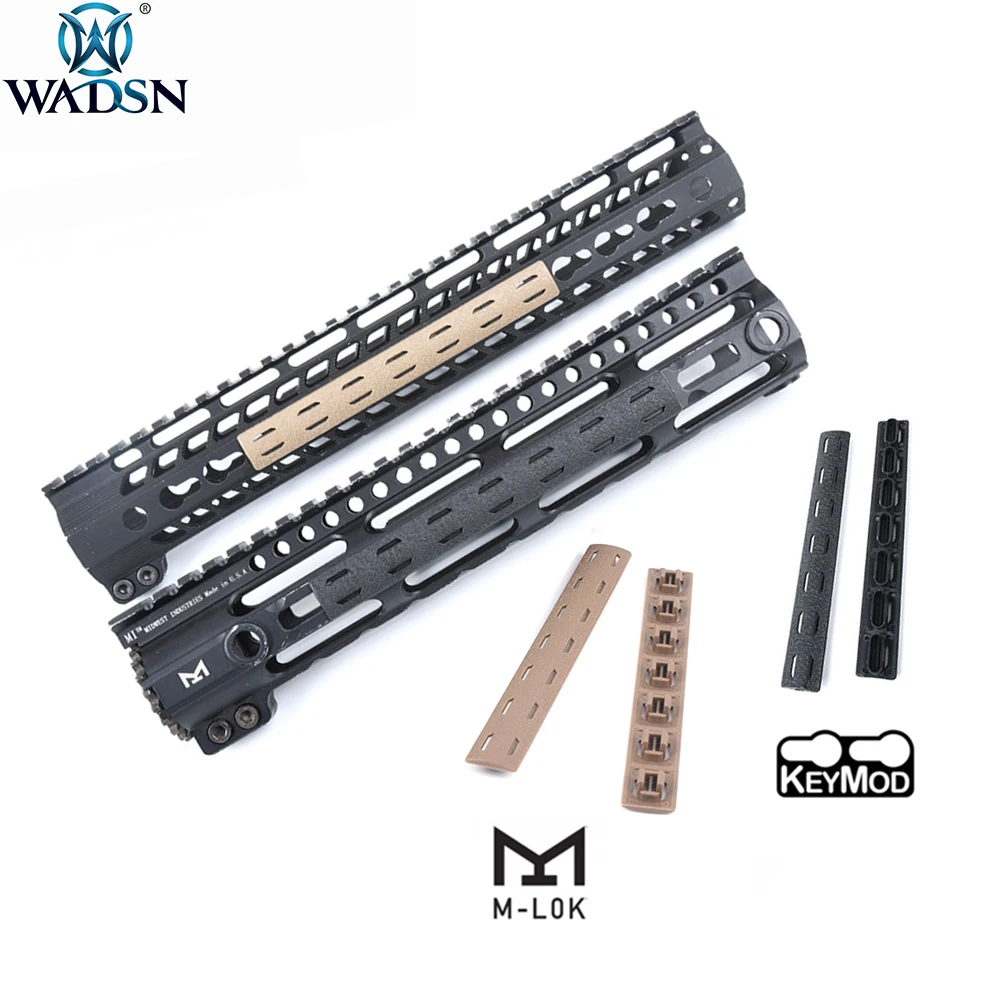 WADSN Тактический 14*1 6 см BCM MLOK Keymod рельсовая крышка комплект страйкбол Handguard
