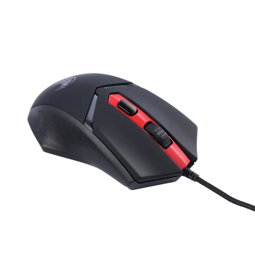 Usb Проводная игровая мышь Z-7600 профессиональная светодиодная подсветка 6 кнопок оптическая 1000/1600/2000 точек/дюйм регулируемая для ПК ноутбука