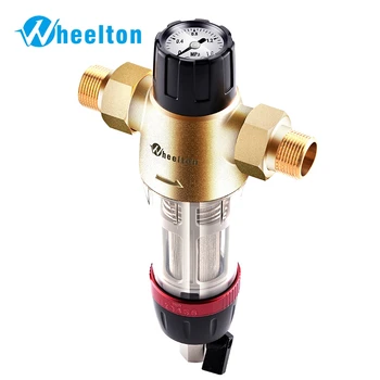 

Wheelton Pre-Filter Siphon Backwash Household Water Purifier 3T/H Large Flux Central Whole House Filter 40 Micron