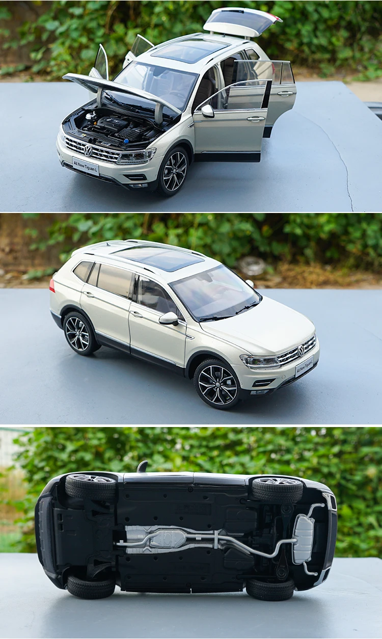 1:18 VW TIGUAN L литая под давлением Модель автомобиля игрушки Металлическая Модель автомобиля оригинальная коробка