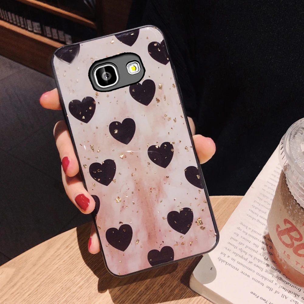 White YUETUO phone back capinha,etui,coque,cover,case for samsung galaxy a5 a7 a 5 7 a520 a720 silicone accessories - Цвет: White