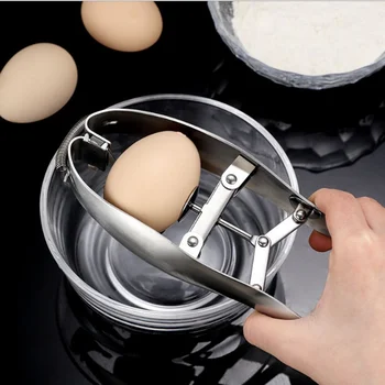 

Portable Egg Sheller Stainless Steel Multifunctional Sheller Home Kitchen Accessories Egg Gadgets
