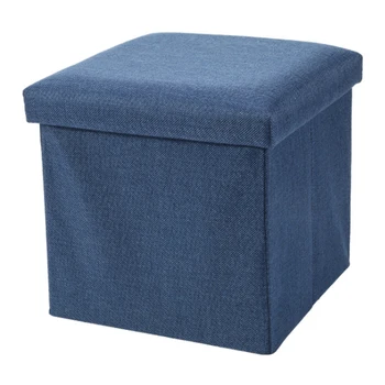 

Retail Multifunctional Square Storage Stool Shoe Changing Stool Environmental Protection Sponge Cushion (dark blue)