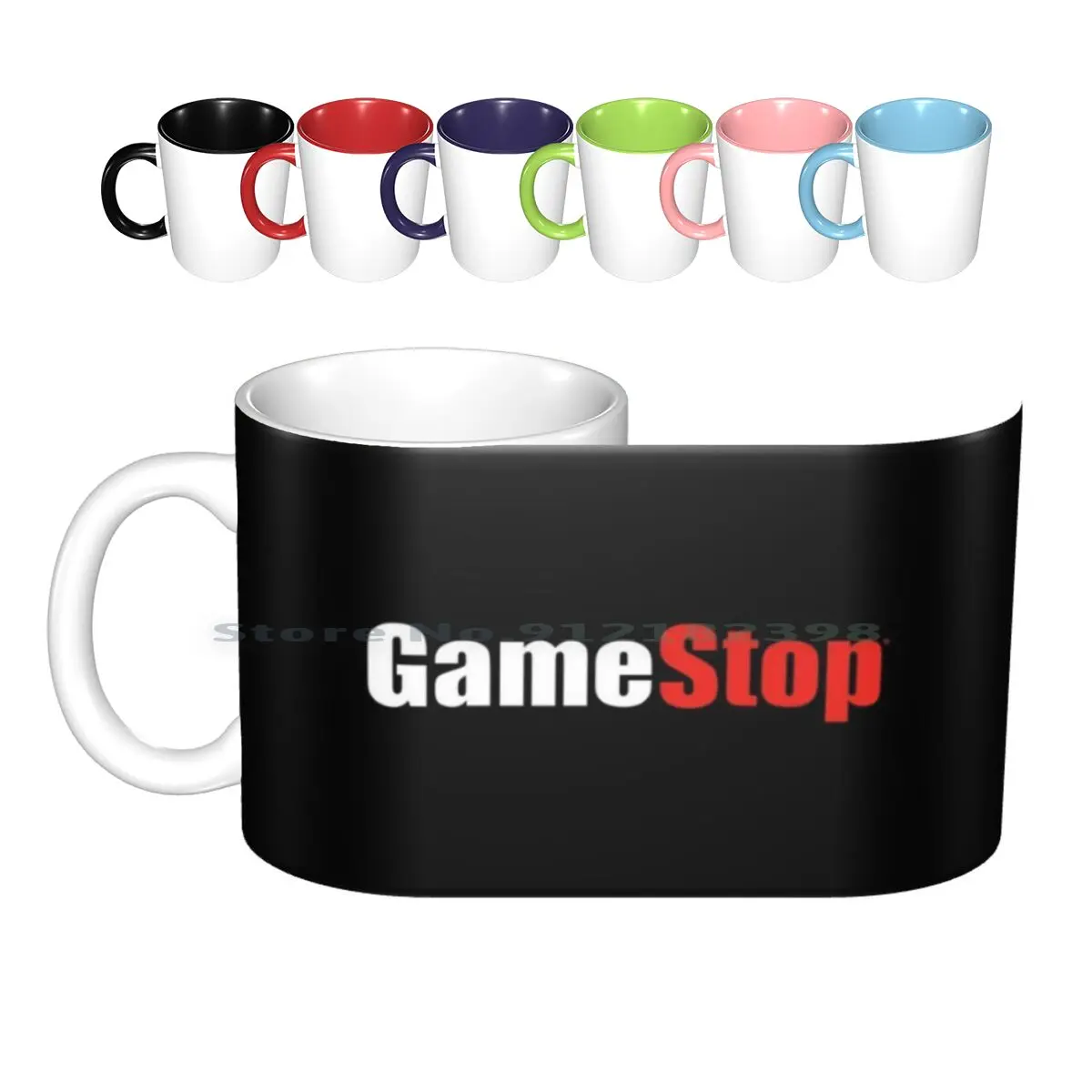 Gamestop Mask Ceramic Mugs Coffee Cups Milk Tea Mug Game Stop Creative