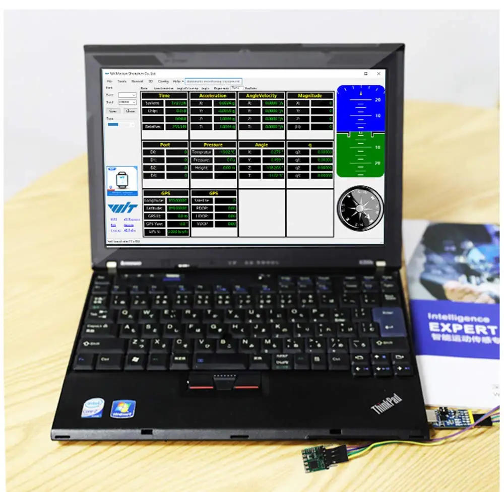 Фото Цифровой Угол наклона WitMotion WT31N AHRS, 2-осевой Инклинометр с шагом поворота и 3-осевым акселерометром для ПК/Android/MCU №2