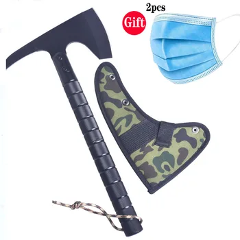 

New Outdoor Camping Axe Aluminum Handle Tomahawk Fire Rescue Survival Multifunctional floding Axe