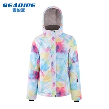 Лыжная куртка Женская ветрозащитный водонепроницаемый лыжный костюм теплые зимние пальто уличная спортивная Лыжная одежда для сноубординга