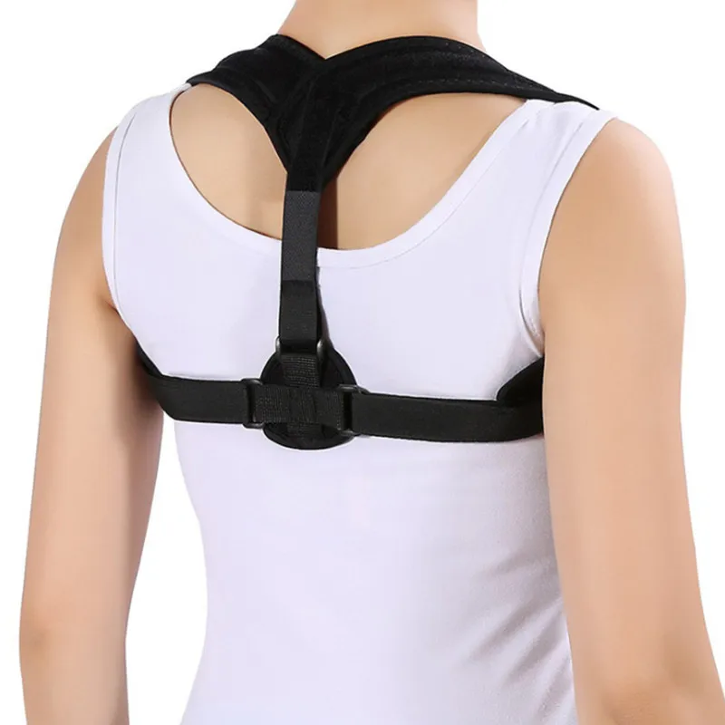 

New Posture Corrector Spine Back Shoulder Support Corrector Band Adjustable Brace Correction Humpback Back Pain Relief