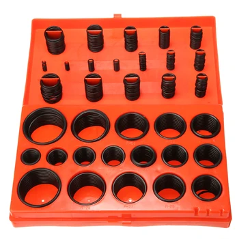 

Hot 419Pcs/set Universal O-Ring Assortment Set Metric Kit Car Seal Rubber Gasket Car Repair Tools Set