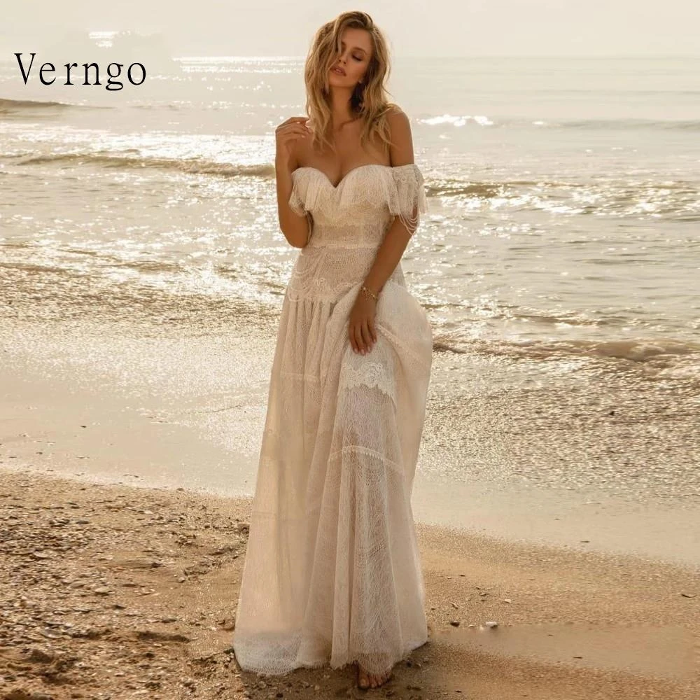 Boho Beach Wedding Dress 2021 ...