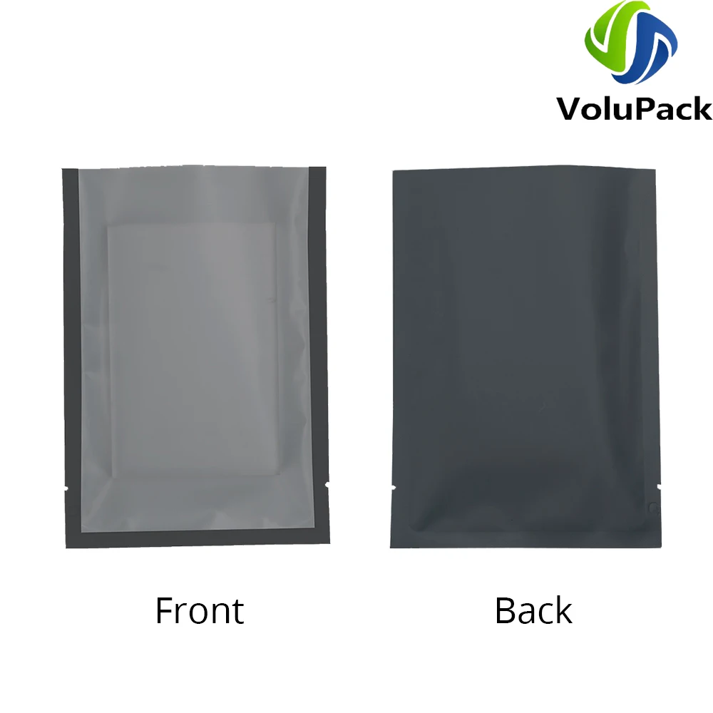 Assorted Matte Clear Black Black Zip Lock Reusable Bags PE Plastic