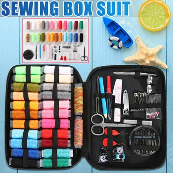 

Storage Box Sewing Kit Repair Set Needles Portable Mini Mending Button Travel Sew Kits Organizer Box Organizador Dropshipping