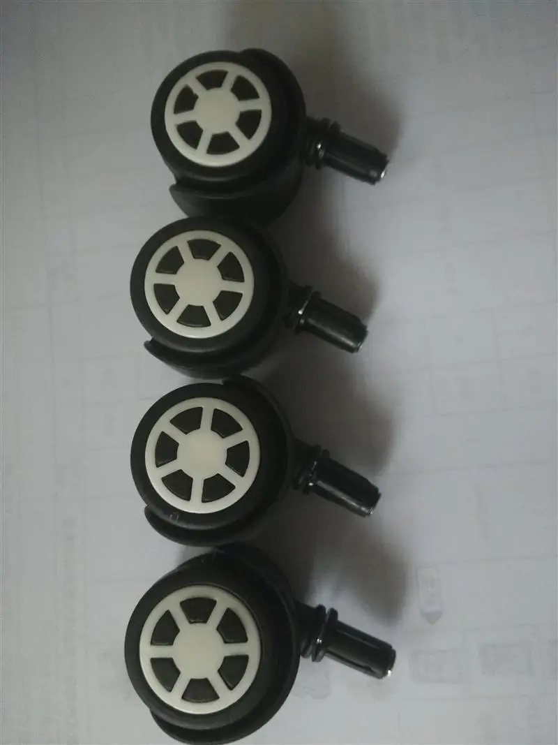 

1 Case Hair Wheels CHILDREN'S Toilet Universal Wheels Baby Pedestal Pan Accessories Wheels Black And White Shoot Universal 4 PCs