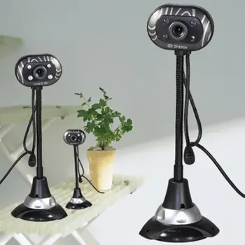 

Rotatable Camera HD Practical Webcam USB Camera Video Recording Web Camera With Microphone